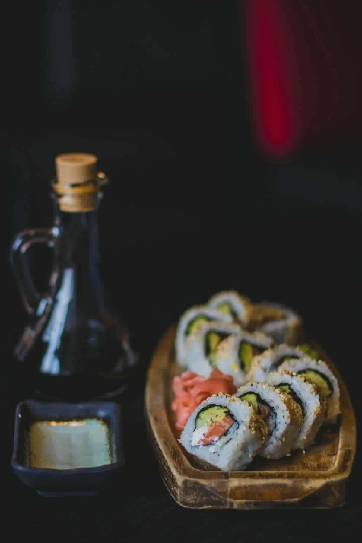 Edamame and appetizer selection